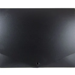 Plastic Portfolio Case with Snap Closure, Black (2000027)<JAM Paper Online
