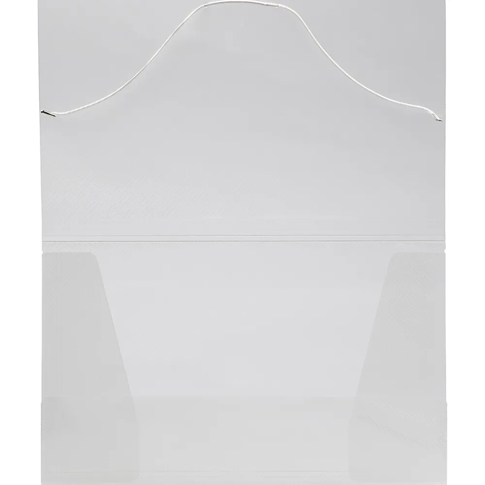 Plastic Portfolio Case with Elastic Closure, Clear (332537)<JAM Paper New
