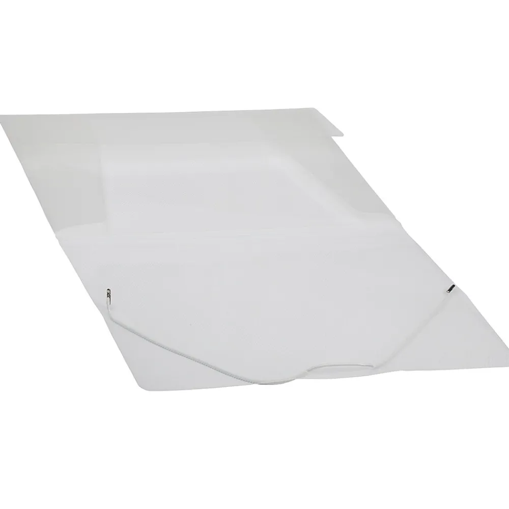Plastic Portfolio Case with Elastic Closure, Clear (332537)<JAM Paper New