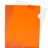 Sheet Protectors|JAM Paper ® Plastic Sleeves, 9" x 12", Orange, 12/Pack (226330937)