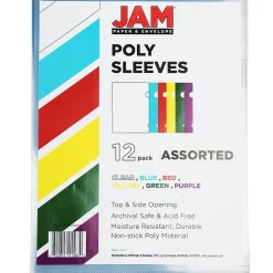 Sheet Protectors|JAM Paper Plastic Sleeves, 9