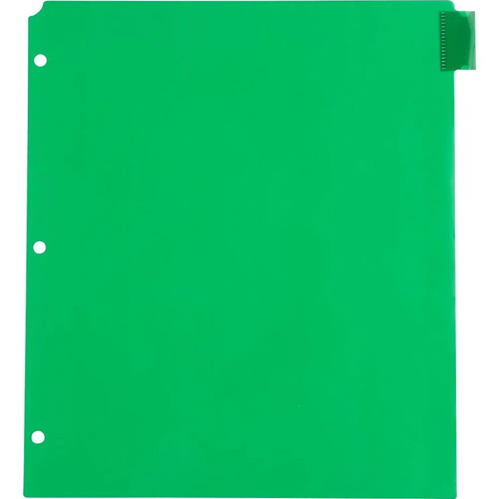 Dividers|JAM Paper Poly Dividers, 8-Tab, Assorted Colors, 6 Packs (375032922A)