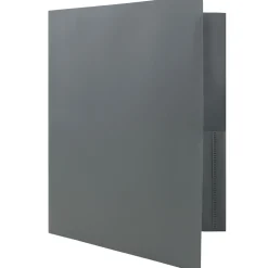 Pocket Folders|JAM Paper POP 2-Pocket Portfolio Plastic Folder, , 96/Box (382EGYB) Gray