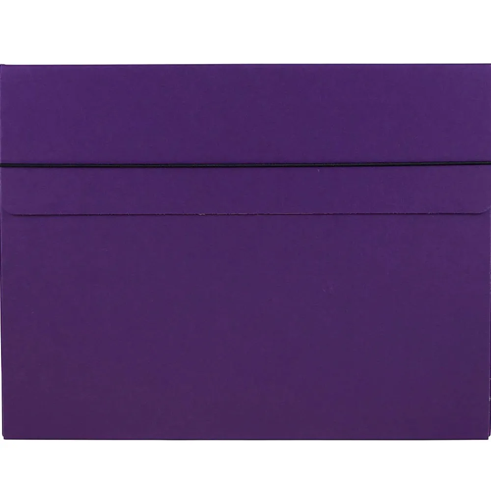 Portfolio Case with Elastic Closure, Purple (154528514)<JAM Paper Best