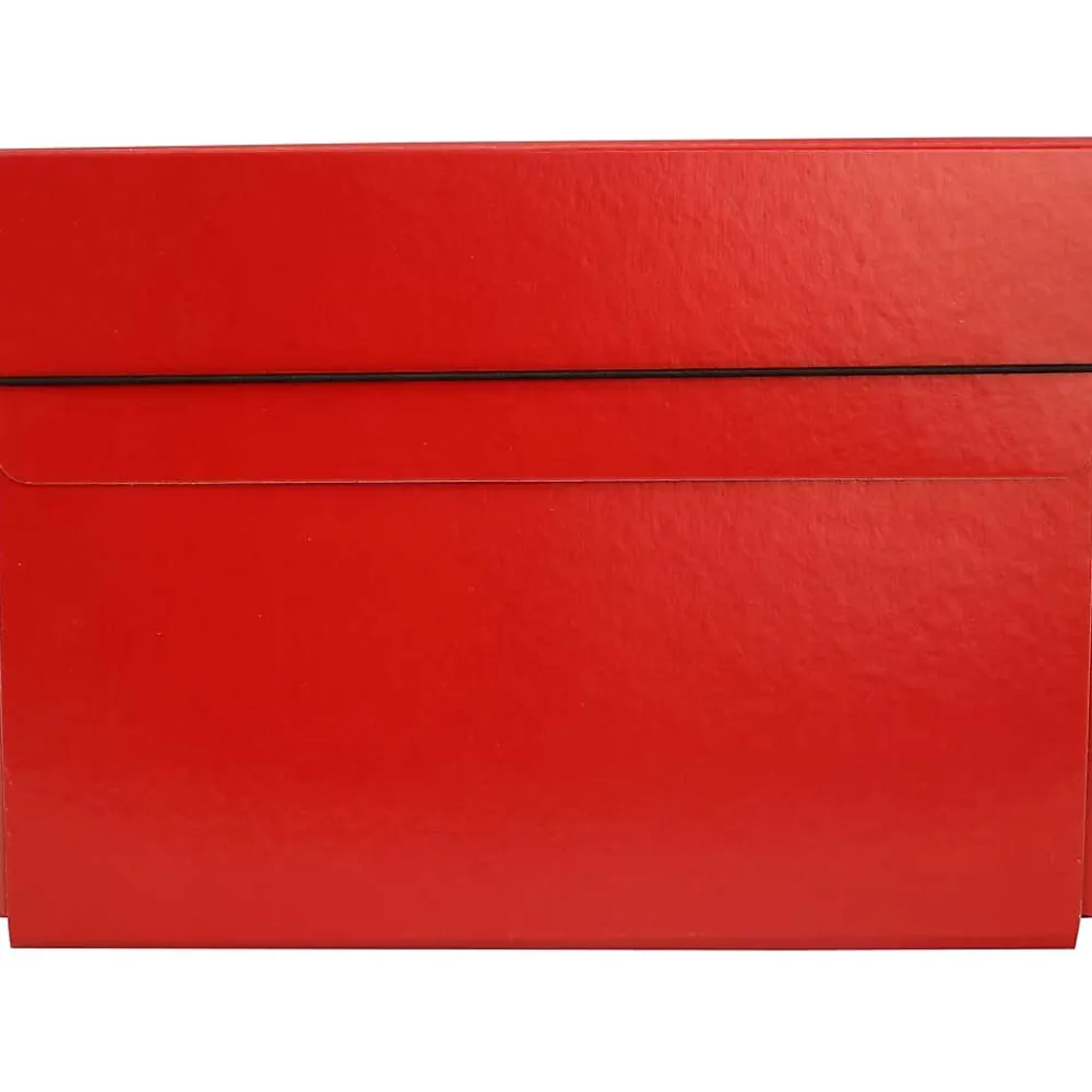 Portfolio Case with Elastic Closure, Red (154528542)<JAM Paper Hot