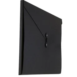 Portfolio Case with Drawstring Closure, Black (3039 202)<JAM Paper Best