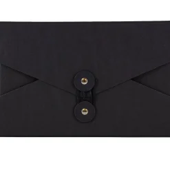 Portfolio Case with Drawstring Closure, Black (3036BLACK)<JAM Paper Online