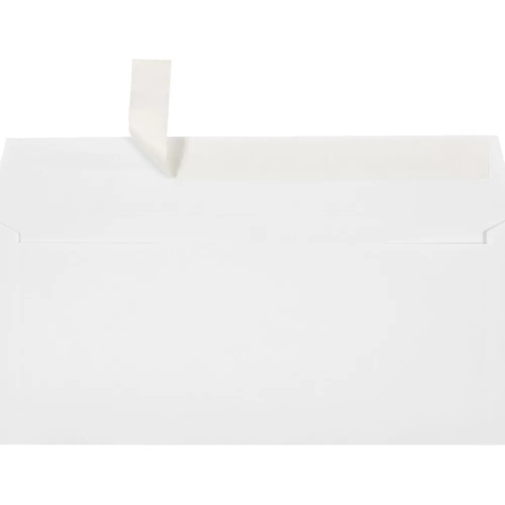Sale JAM Paper Self Seal #10 Booklet Envelope 4 1/8" x 9 1/2", White, 50/Pack (75746-50)