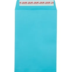 Online JAM Paper Self Seal Catalog Envelope, 6" x 9", Blue, 100/Pack (187947509D)