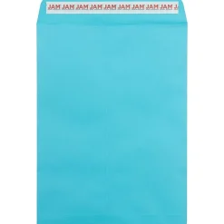 Online JAM Paper Self Seal Catalog Envelope, 9" x 12", Blue, 25/Pack (188047509)