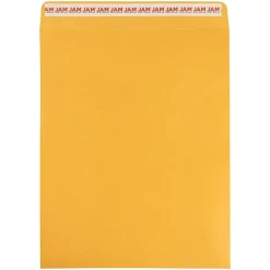 JAM Paper Self Seal Catalog Envelope, 11 1/2" x 14 1/2", Brown Kraft Manila, 100/Pack (13034235D)