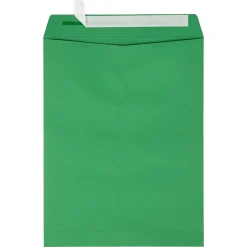 Online JAM Paper Self Seal Catalog Envelope, 9" x 12", Holiday Green, 500/Pack (FE-7280-12-500)