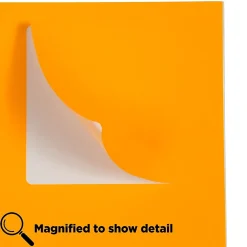 New JAM Paper Shipping Labels, Large, 3 1/3 x 4, , 6 Labels/Sheet, 20 Sheets/Pack (354328043) Neon Orange