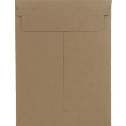 Outlet JAM Paper ® Stay-Flat Photo Mailer Stiff Envelopes with Self-Adhesive Closure, 6 x 8, Brown Kraft, Sold Individually (8866640)
