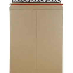 Clearance JAM Paper ® Stay-Flat Photo Mailer Envelopes, 11 x 13.5, Brown Kraft, Self-Adhesive Closure, Sold Individually (8866644)