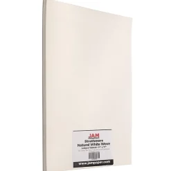 Card Stock*JAM Paper Strathmore 88 lb. Cardstock Paper, 11" x 17", Natural White, 50 Sheets/Pack (17430341)