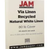 Card Stock*JAM Paper Strathmore 80 lb. Cardstock Paper, 8.5" x 11", Natural White, 50 Sheets/Pack (144010)