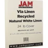 Resume Paper*JAM Paper ® Strathmore 24lb Paper, 8.5 x 11, Natural White Linen, 500 Sheets/Ream (143530B)