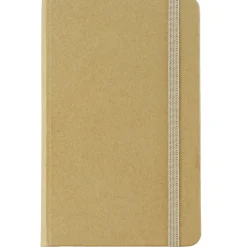 Notebooks|JAM Paper 1-Subject Pocket Notebook, 3.75" x 5.625", Narrow Ruled, 100 Sheets, Natural Kraft (340526603)