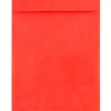 Clearance JAM Paper Tyvek Open End Open End #13 Catalog Envelope, 10" x 13", Red, 10/Pack (V021383B)