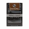 JavaOne French Roast Coffee Freshpack, Dark Roast, 84/Carton (JTC30806CT)