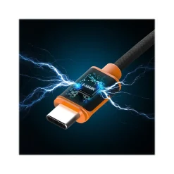 j5create 5.9' USB C to USB C Power Cable, Male to Male, Black (JUCX25L18)