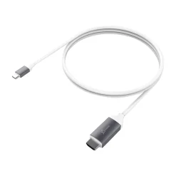 j5create 6' USB-C to HDMI Audio/Video Cable, Male to Male, Gray (JCC153G)