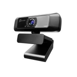 Hot j5create Create 2 USB 360° Rotation & 1080P HD Webcam, 2 Megapixels, Black (JVCU100)