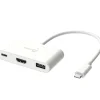 j5create Eco-Friendly 3-Port USB-C Hub, White (JCA379EW)