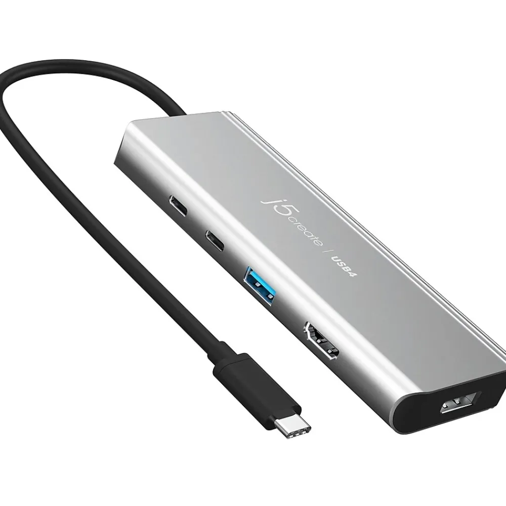 j5create 5-Port USB Type-C Hub, Space Gray (JCD401)