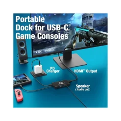 j5create 6-Port USB-C Hub, Black (JVA01)