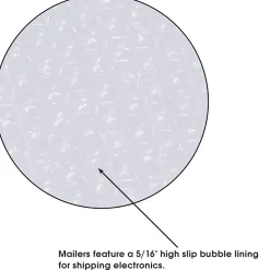 Outlet Jiffy Tuffgard Extreme® Bubble Lined Poly Mailers, 9 1/2" x 14 1/2", White, 50/Case (B922)