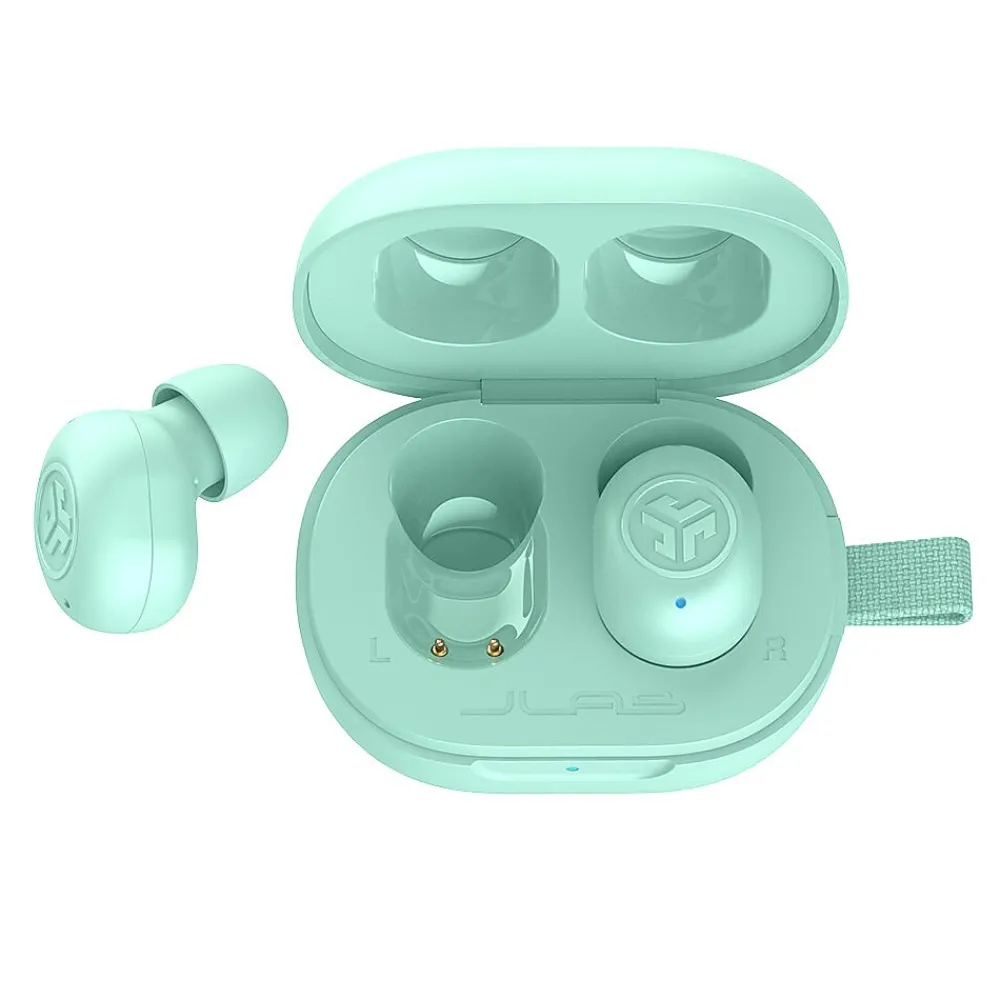 JBuds Mini Wireless Noise Canceling Earbuds, Bluetooth, Mint (EBJBMINIRMNT124)<JLab Sale