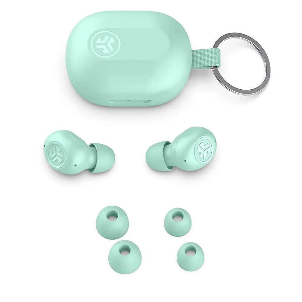 JBuds Mini Wireless Noise Canceling Earbuds, Bluetooth, Mint (EBJBMINIRMNT124)<JLab Sale