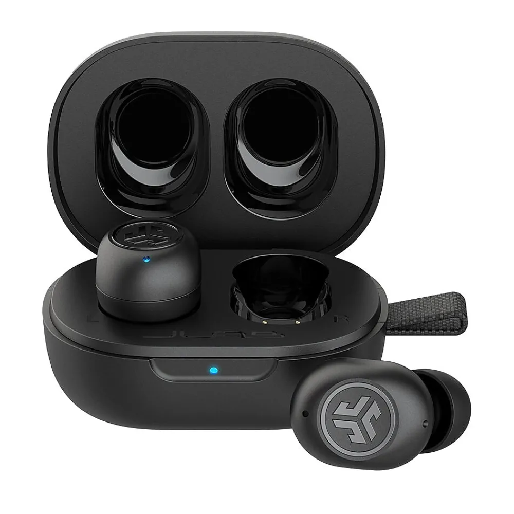 JBuds Mini Wireless Noise Canceling Earbuds, Bluetooth, Black (EBJBMINIRBLK124)<JLab New