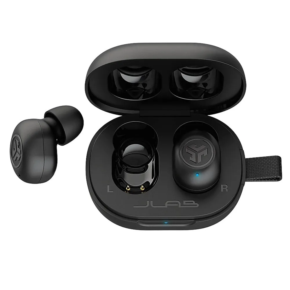 JBuds Mini Wireless Noise Canceling Earbuds, Bluetooth, Black (EBJBMINIRBLK124)<JLab New