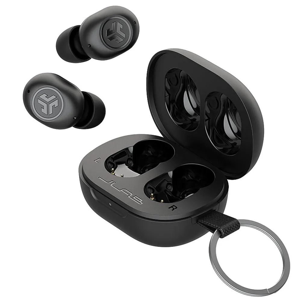 JBuds Mini Wireless Noise Canceling Earbuds, Bluetooth, Black (EBJBMINIRBLK124)<JLab New