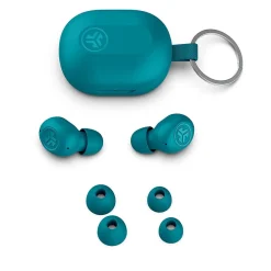 JBuds Mini Wireless Noise Canceling Earbuds, Bluetooth, Aqua (EBJBMINIRAQUA124)<JLab New