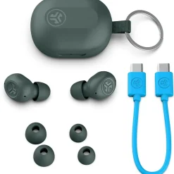 JBuds Mini Wireless Noise Canceling Earbuds, Bluetooth, Sage (EBJBMINIRSGE124)<JLab Best