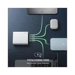 BLITZ 140 USB Type-C Desktop Charger, White (JWCG140WH)<JOURNEY Clearance