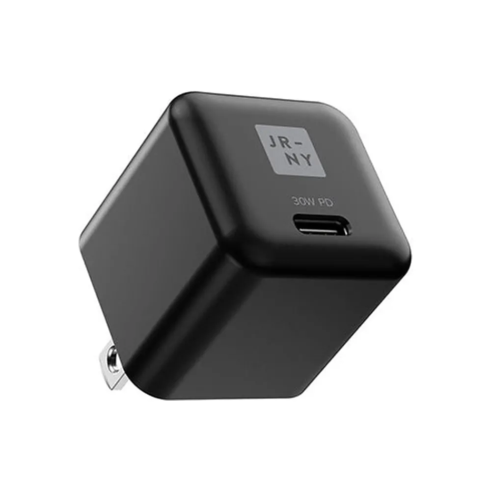 Mini USB Type-C Wall Charger, Black (JWCG130BL)<JOURNEY Clearance