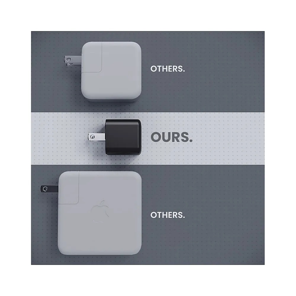 Mini USB Type-C Wall Charger, Black (JWCG130BL)<JOURNEY Clearance