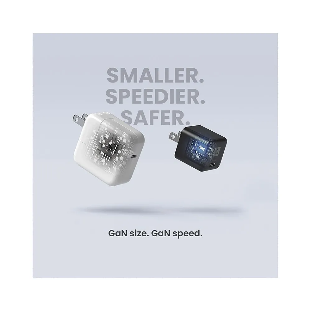 Mini USB Type-C Wall Charger, Black (JWCG130BL)<JOURNEY Clearance