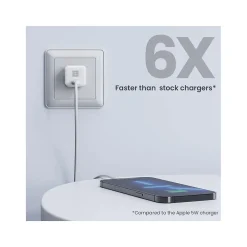 30W Universal USB Type-C Wall Charger, White (JWCG130WH)<JOURNEY Outlet