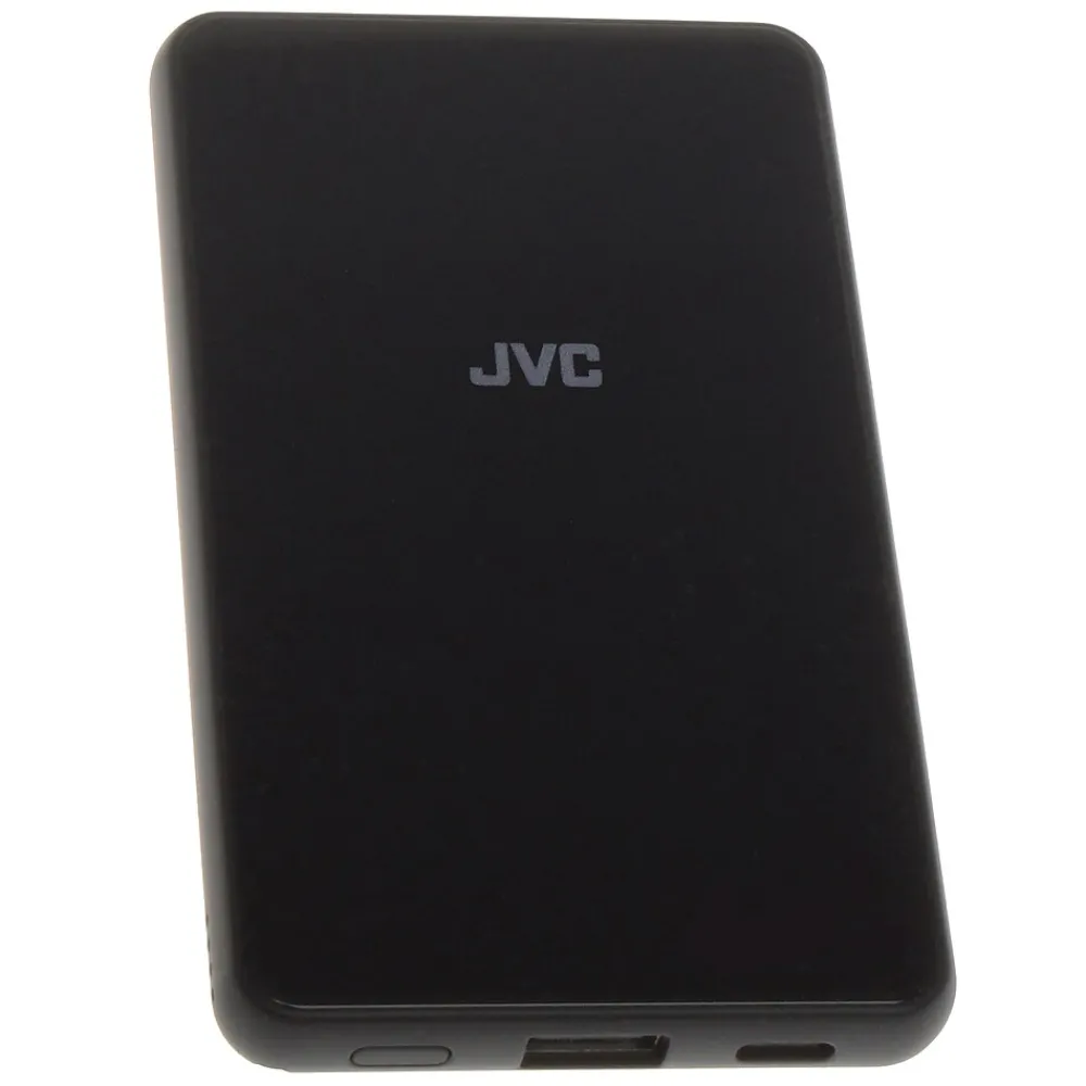 Qi Wireless Charger and Power Bank, 5-Watt, Black, (BHQPB50)<JVC Online