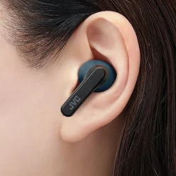 RIPTIDZ True Wireless Earbuds with Charging Case, Bluetooth, Navy (HAA9TA)<JVC Sale