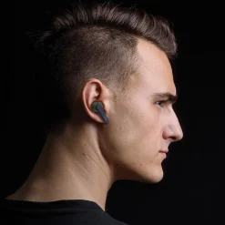 RIPTIDZ True Wireless Earbuds with Charging Case, Bluetooth, Olive (HAA9TG)<JVC Best