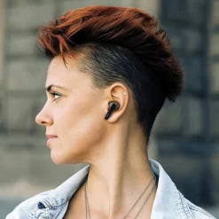 RIPTIDZ True Wireless Earbuds with Charging Case, Bluetooth, Olive (HAA9TG)<JVC Best