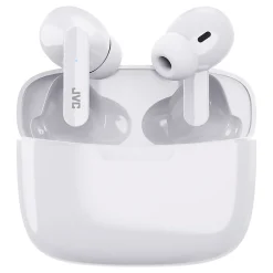 Ultra-Compact True Wireless Earbuds with Charging Case, Bluetooth, Coconut White (HAD5TW)<JVC Best