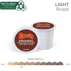 Kahlua Original Coffee, Keurig K-Cup Pod, Light Roast, 96/Carton (PB4141CT)